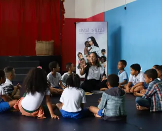 Oficina incentiva leitura em escola de fundada por Santa Dulce