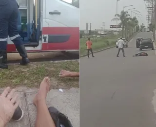 Passageiros se jogam de ônibus durante tentativa de assalto na RMS