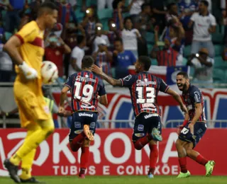 Pela Copa do Nordeste, Bahia leva ampla vantagem contra o CRB; veja