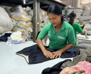 Projeto baiano reutiliza roupas jeans para consumo sustentável