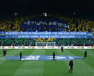 Torcida de time da Premier League faz homenagem à brasileiros; veja