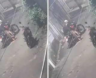 Vídeo: Duas pessoas são baleadas durante assalto em bairro de Salvador