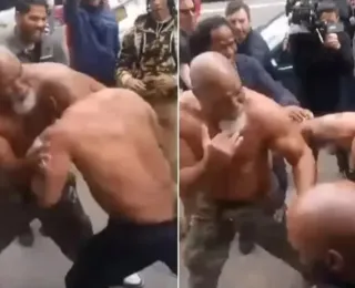 Vídeo: Mike Tyson “briga” na rua a três meses de luta com youtuber