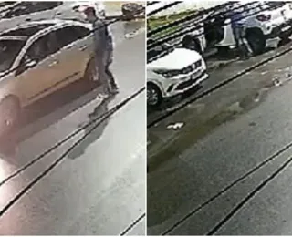 Vídeo: motorista se distrai e tem carro roubado na Cidade Baixa