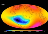 Anomalia magnética no Brasil aumenta e preocupa a Nasa