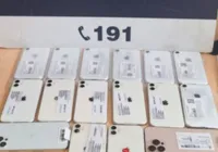 Celulares avaliados em R$ 50 mil são apreendidos em ônibus na Bahia