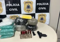 Cinco quilos de drogas e pistola falsa foram apreendidas em Salvador