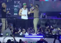 Cristian Bell e Franklin dançam no palco com Safadão no Parque