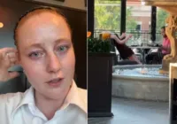 Garçonete é demitida após filmar cliente jantando com boneca inflável