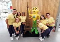 Ginástica artística é a 1ª equipe brasileira chegar na Vila Olímpica