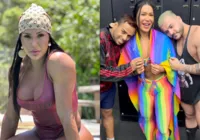 Gracyanne faz homenagem ao orgulho LGBT e web reage: "Entendi nada"
