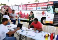 Hemoba e Detran promovem campanha de doação de sangue