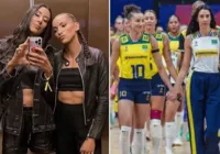 Jogadoras de vôlei terminam namoro e fãs percebem indireta nas redes