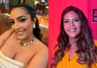 Amigas? Mani Rego e Camila Moura se aproximam em festa