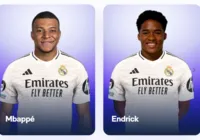 Mbappé e Endrick são incluídos em elenco no site do Real Madrid