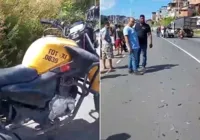 Mototaxista morre após colidir com carro na avenida Gal Costa