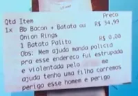 Mulher pede ajuda por delivery após ser estuprada; homem é preso