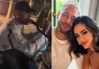 Neymar canta e se declara a Bruna Biancardi: "Não vou terminar"; vídeo