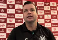 "O CRB não sofreu tanto assim com o Bahia", diz treinador