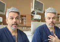 VÍDEO: Otaviano Costa descobre aneurisma e passa por cirurgia