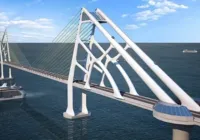 Perfurações autorizadas pela SPU são sondagem para pilares da ponte