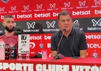 Presidente do Vitória fala em 4 a 5 contratações: "Chegou o primeiro"