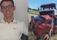 Professor morre após carro ficar destruído no interior da Bahia