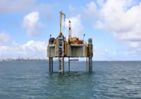 Sondagem em águas rasas para a ponte Salvador-Itaparica é iniciada