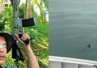 Suposto traficante pula no mar após operação da PM no ferryboat