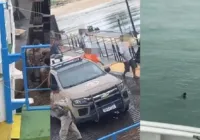 Homem que pulou de ferry para escapar da PM é solto em audiência