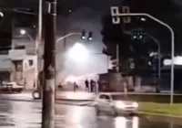 VÍDEO: San Martin é palco de guerra de espadas durante a madrugada