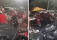 Vídeo: valentões transformam festa em ringue perto de condomínio