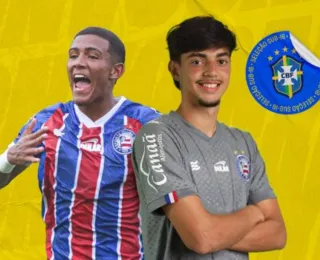 Dupla do Bahia é convocada para a Seleção Brasileira Sub-16