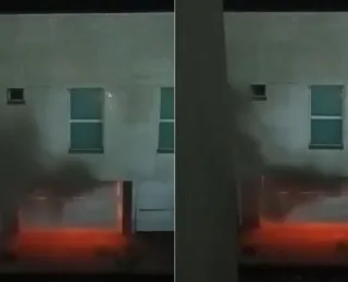 Esposa de PM descobre traição e incendeia carro em motel na Bahia