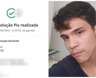 Estudante vive transtorno após receber pix de R$ 100 mil por engano