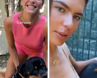 Ex-namorada de Cauã Reymond lamenta morte de cachorro: "Arrasada"