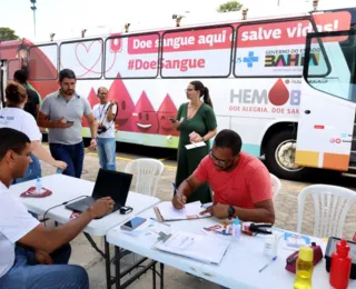 Hemoba tem horário especial neste fim de ano para doação de sangue