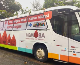 Hemoba faz campanha de doação de sangue em universidade de Salvador