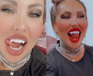 Inusitado! Influencer troca dentes por 'presas' para imitar gato