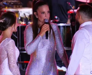 Ivete casa fãs durante show: ‘Você acredita nesse vagabundo?'