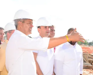 Jerônimo visita obras do Hospital Regional de Alagoinhas