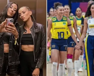 Jogadoras de vôlei terminam namoro e fãs percebem indireta nas redes