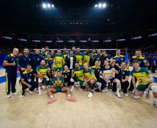 Liga das Nações de Vôlei: Seleção masculina vence Holanda de virada