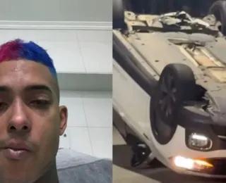 MC Brinquedo sofre grave acidente de carro após dormir no volante