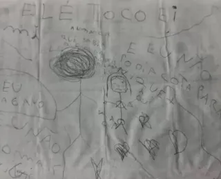 Menina que desenhou estupro foi abusada ao ir brincar na casa de tio