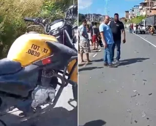 Mototaxista morre após colidir com carro na avenida Gal Costa