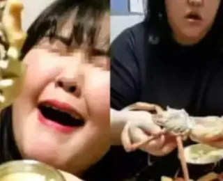 Mulher morre em 'live' tentando comer 10kg de comida em 10 horas