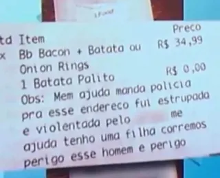 Mulher pede ajuda por delivery após ser estuprada; homem é preso