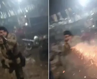 PM dispersa aglomeração com bombas durante festa "paredão"; veja