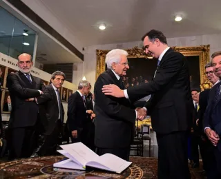 Pacheco recebe presidente da Itália em visita estratégica